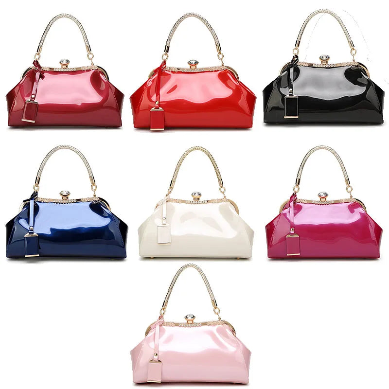 Patent Leather Evening Bag