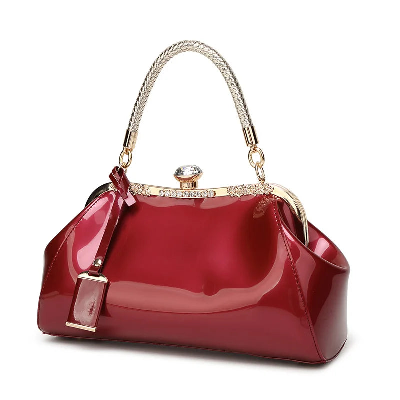 Patent Leather Evening Bag