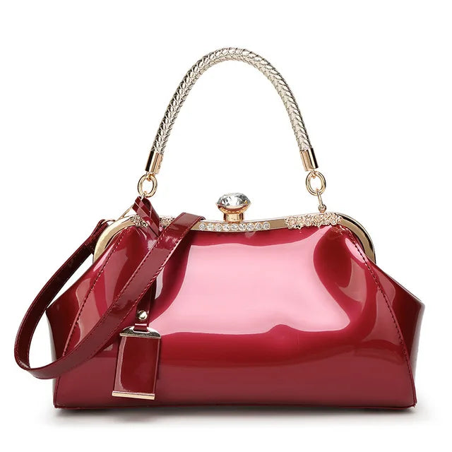 Patent Leather Evening Bag
