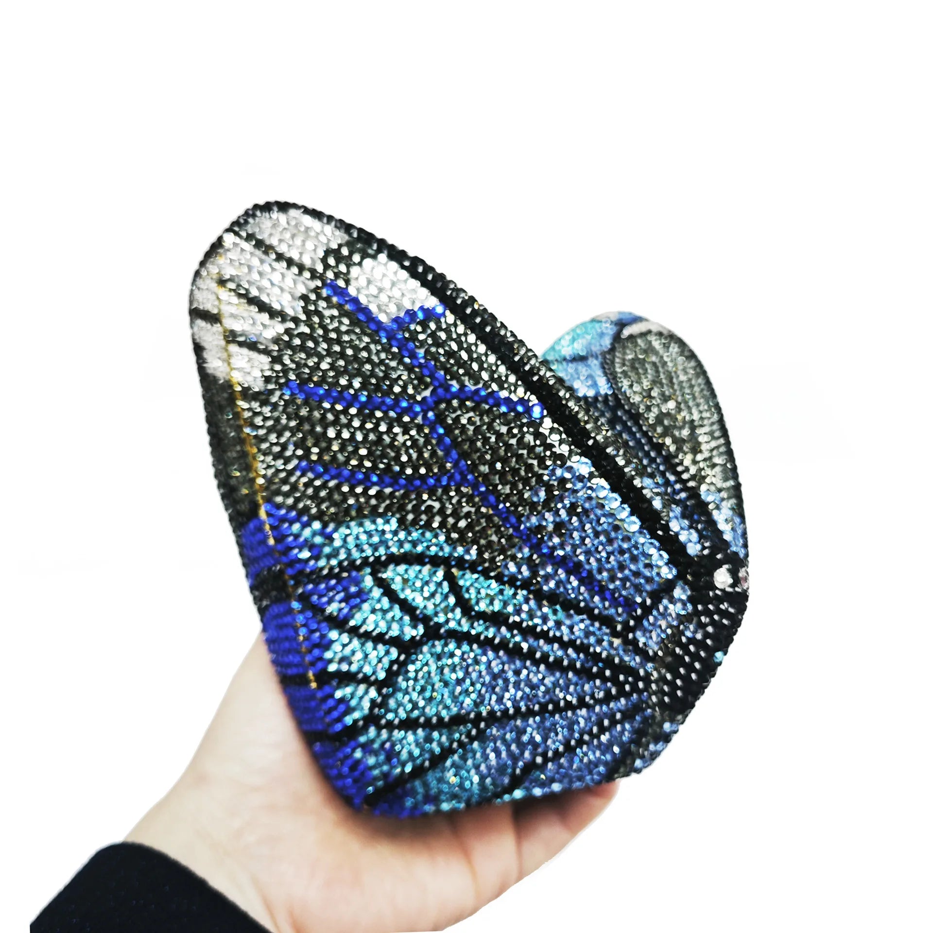 Butterfly Crystal Clutch Bag
