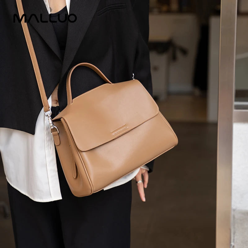 Genuine Leather Satchel Bag