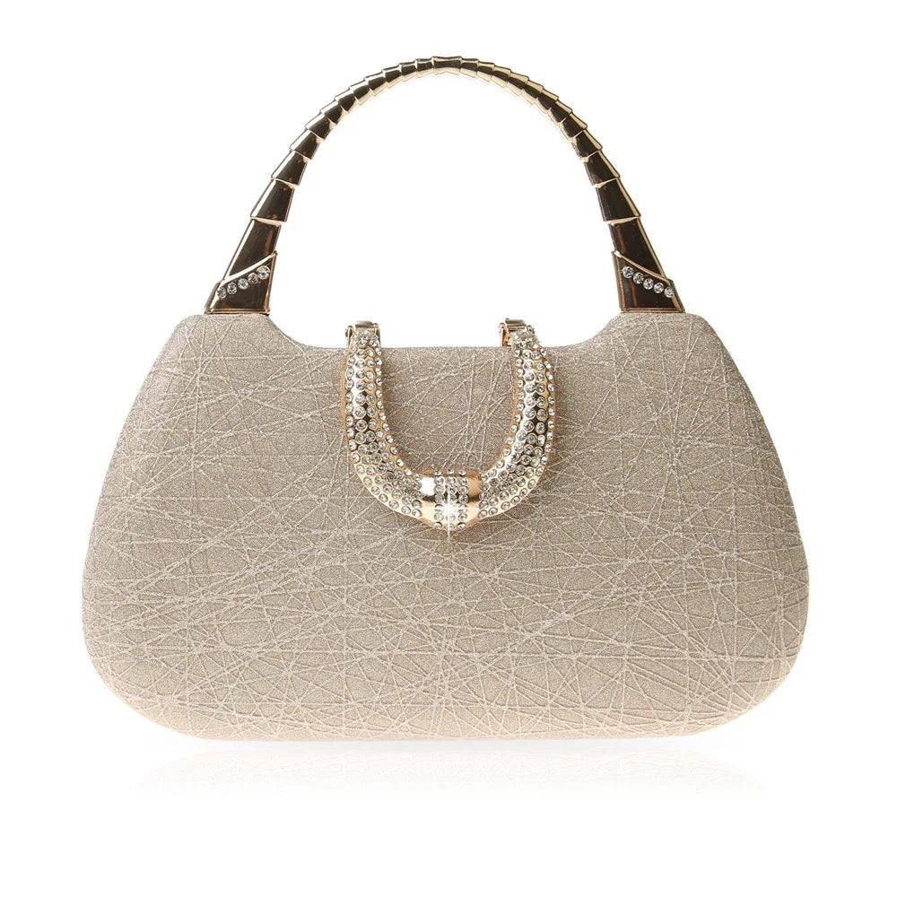Pearl Rhinestone Shoulder Bag