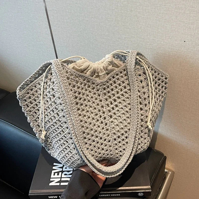Hollow Out Beach Tote