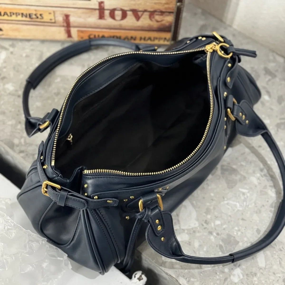 Punk Rivet Shoulder Bag