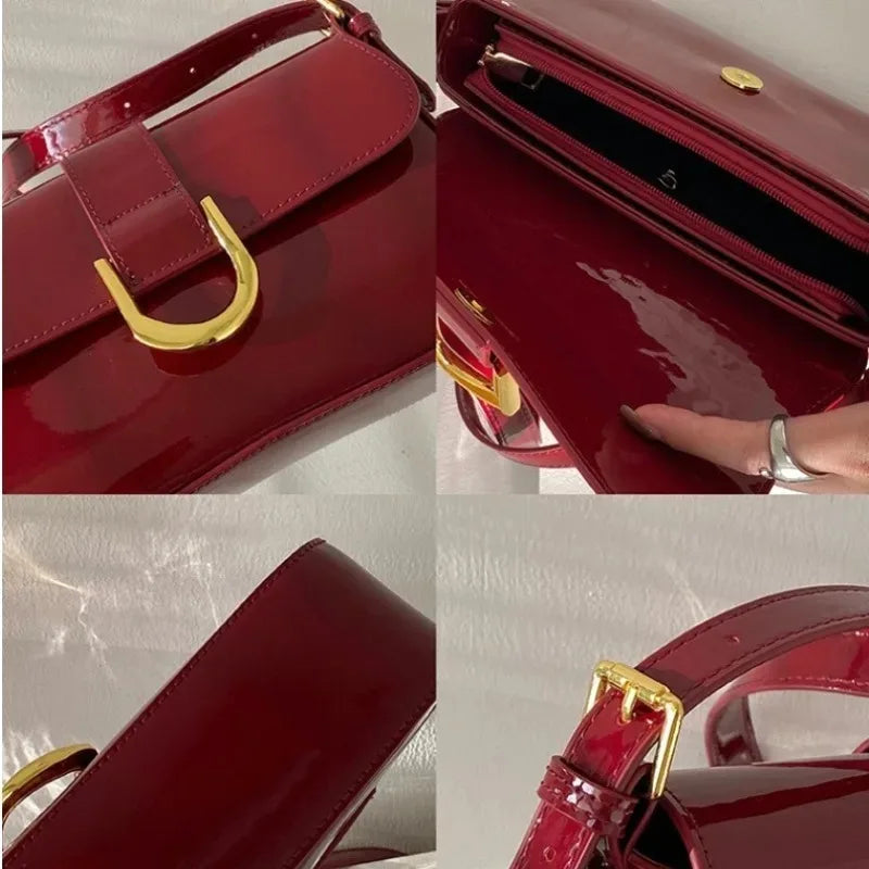 Horseshoe Buckle Crossbody Bag