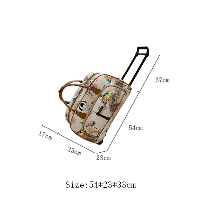 Waterproof Rolling Travel Bag