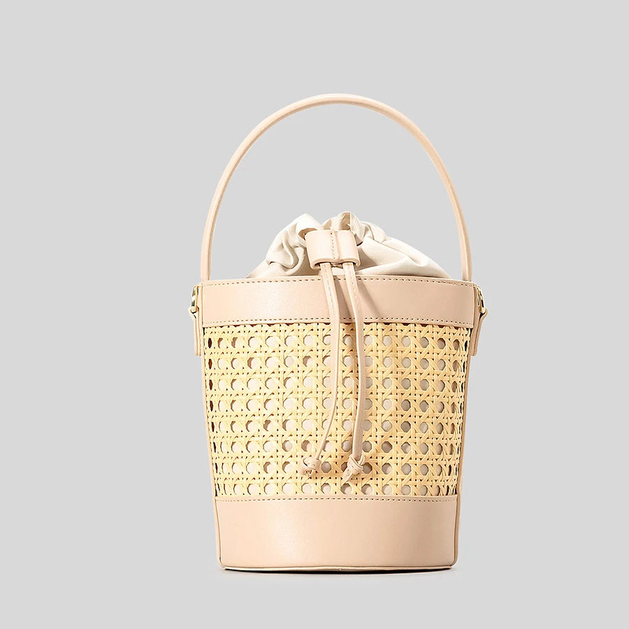 Woven Bucket Beach Bag