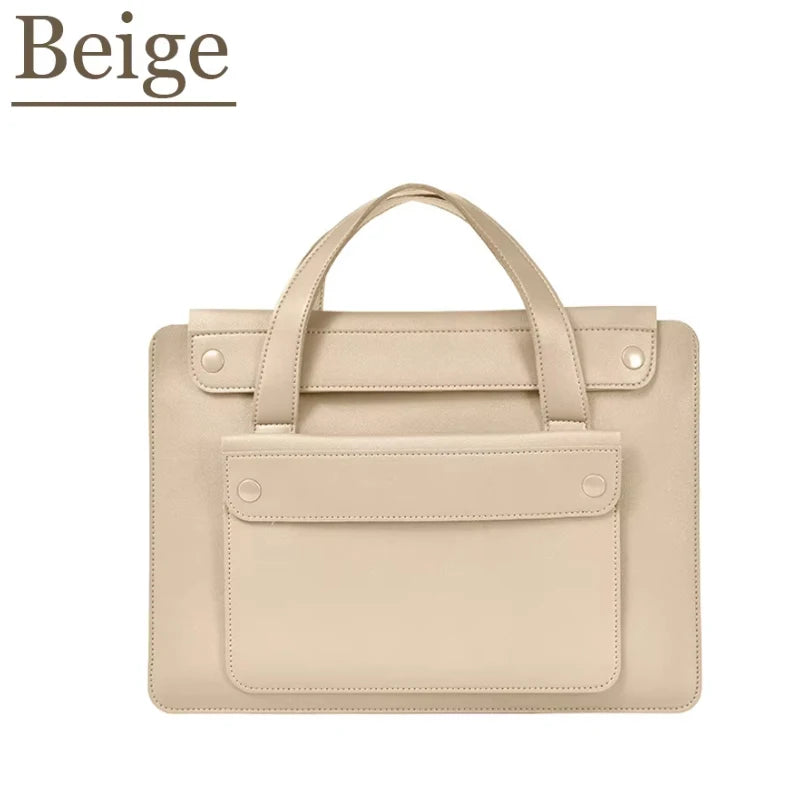 Leather Laptop Briefcase Bag