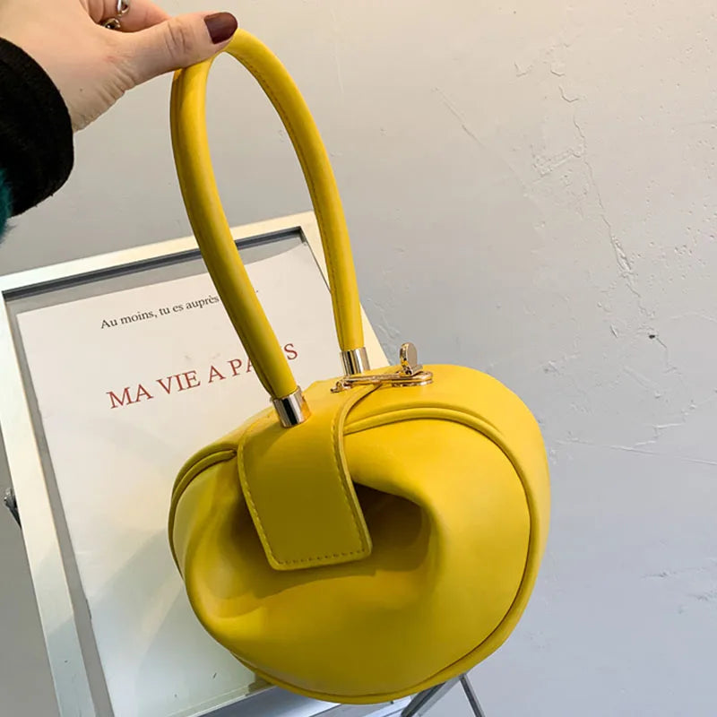 Round Bowling Shoulder Bag