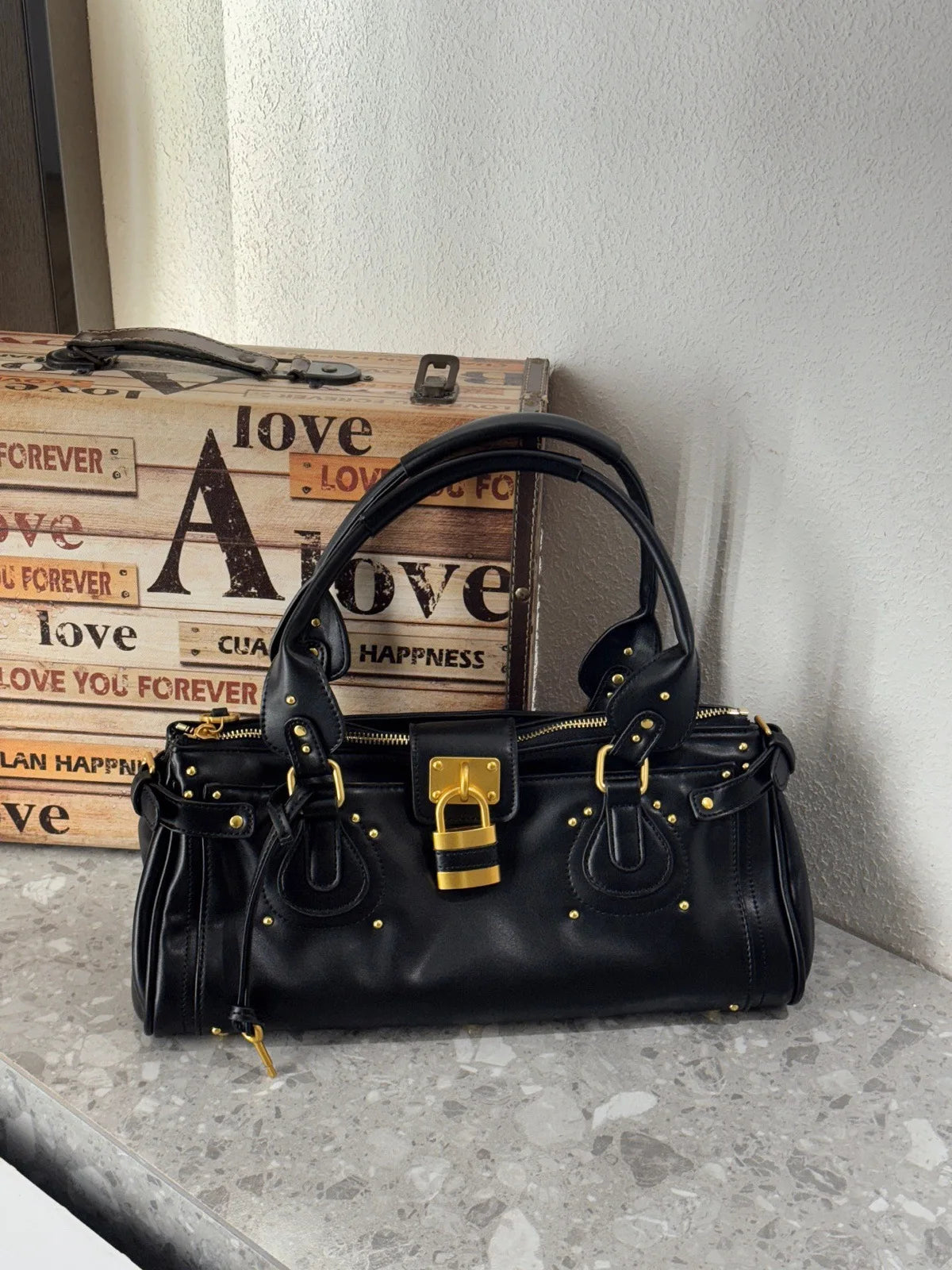 Punk Rivet Shoulder Bag