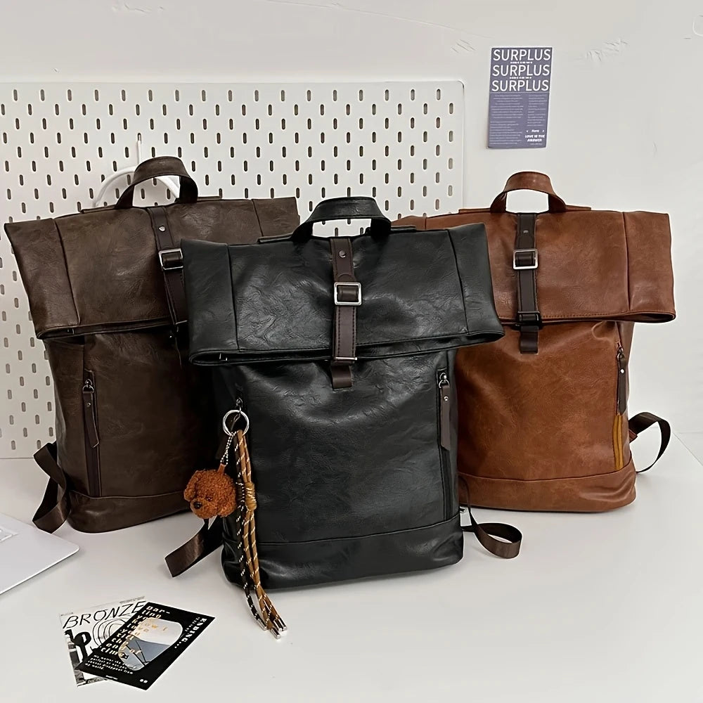 Vintage Roll Top Backpack