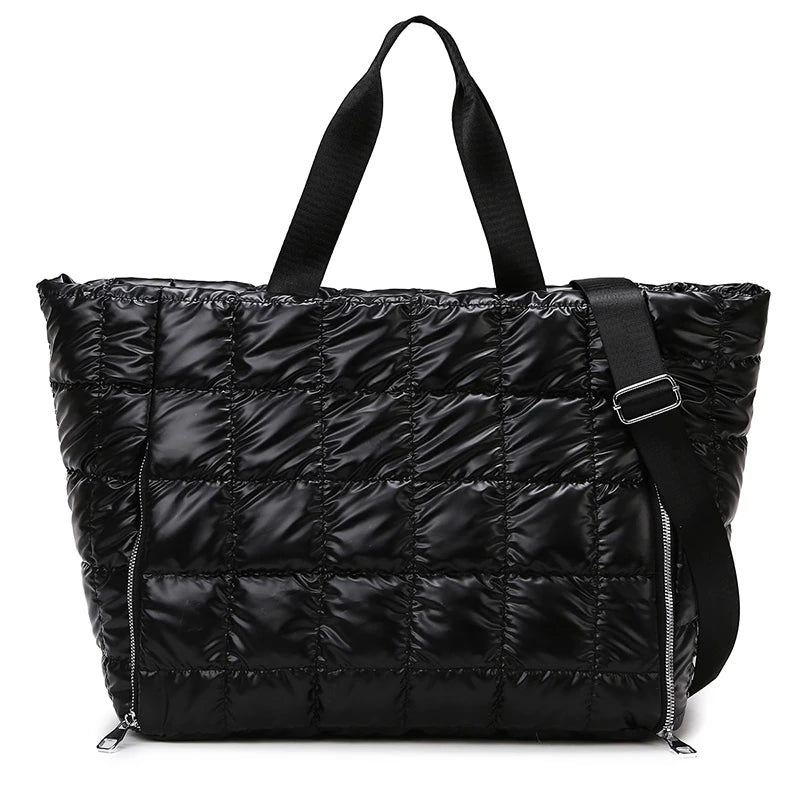 Quilted Travel Tote Bag