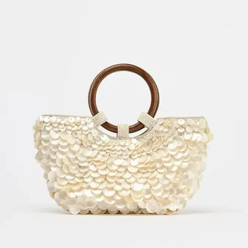 Handmade Beaded Crossbody Bag