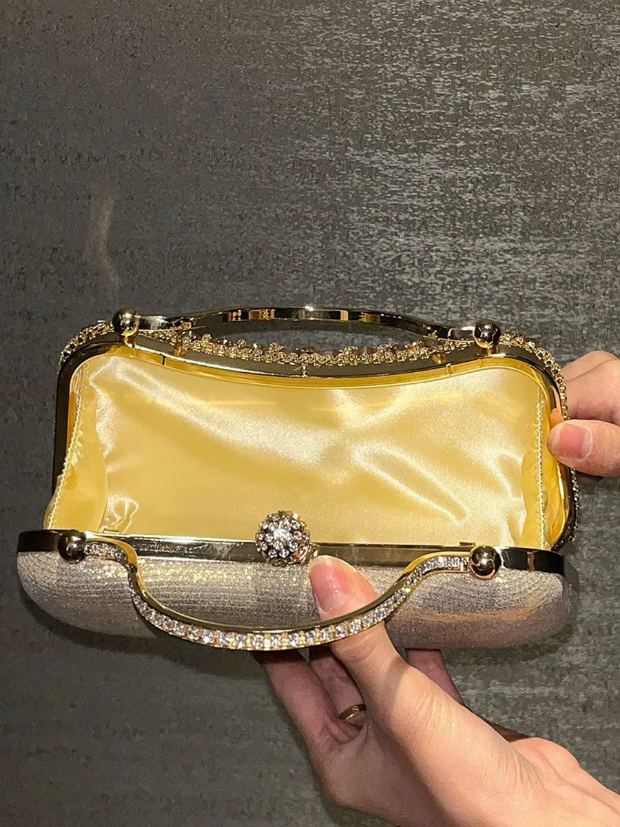 Tassel Rhinestone Evening Bag