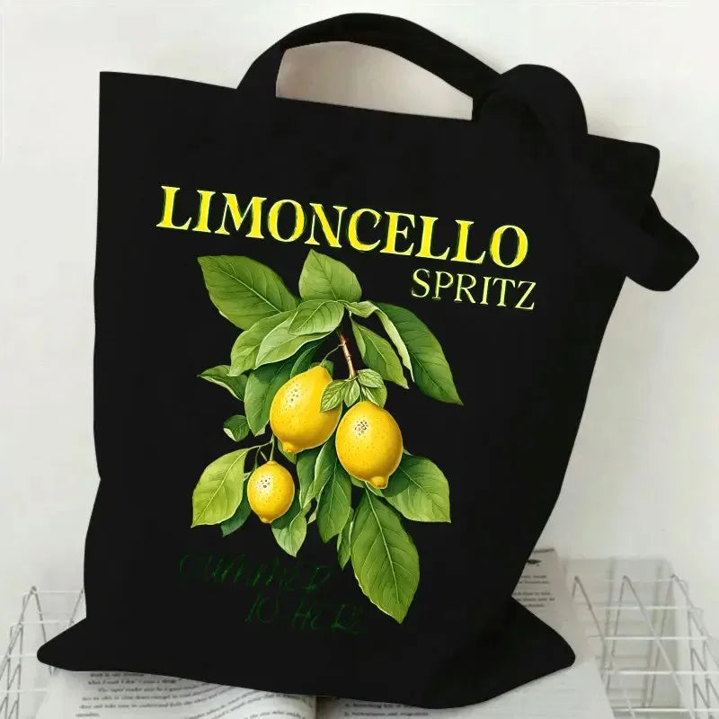 Lemon Canvas Tote Bag