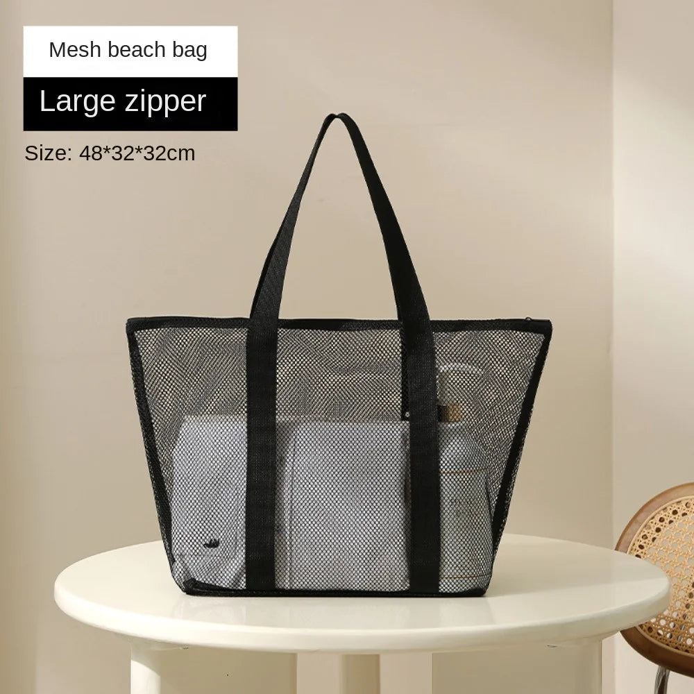 Foldable Mesh Beach Bag