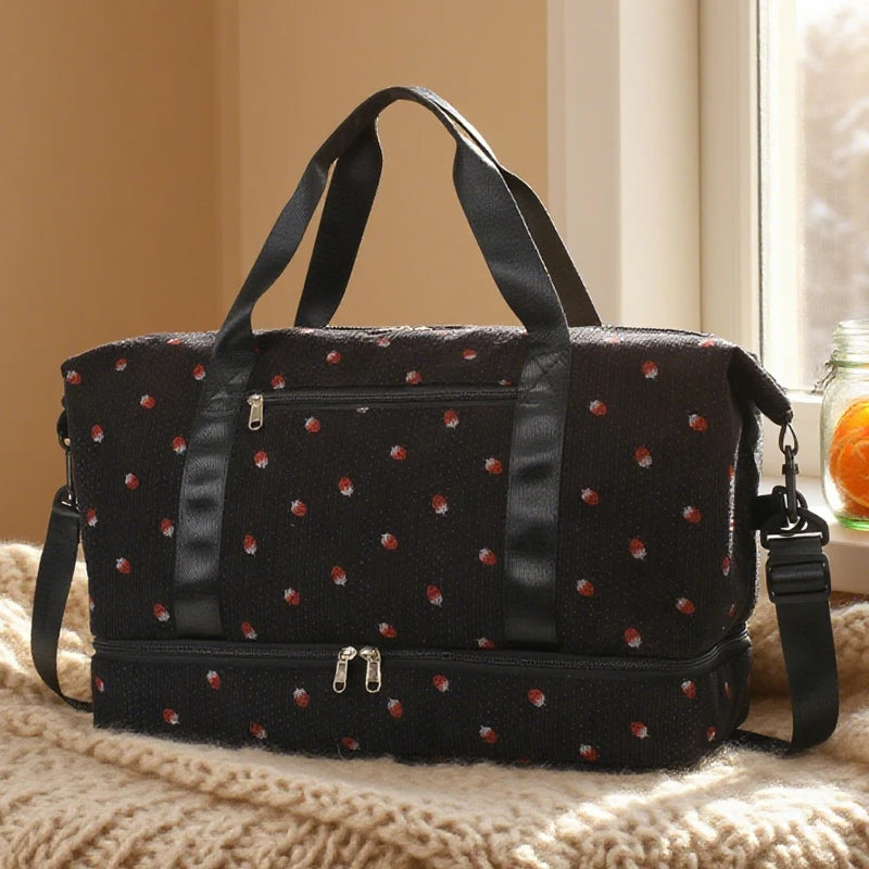 Corduroy Travel Duffel Bag