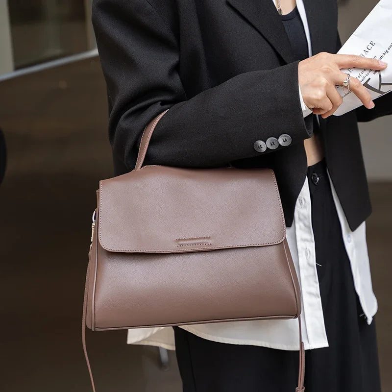 Genuine Leather Satchel Bag