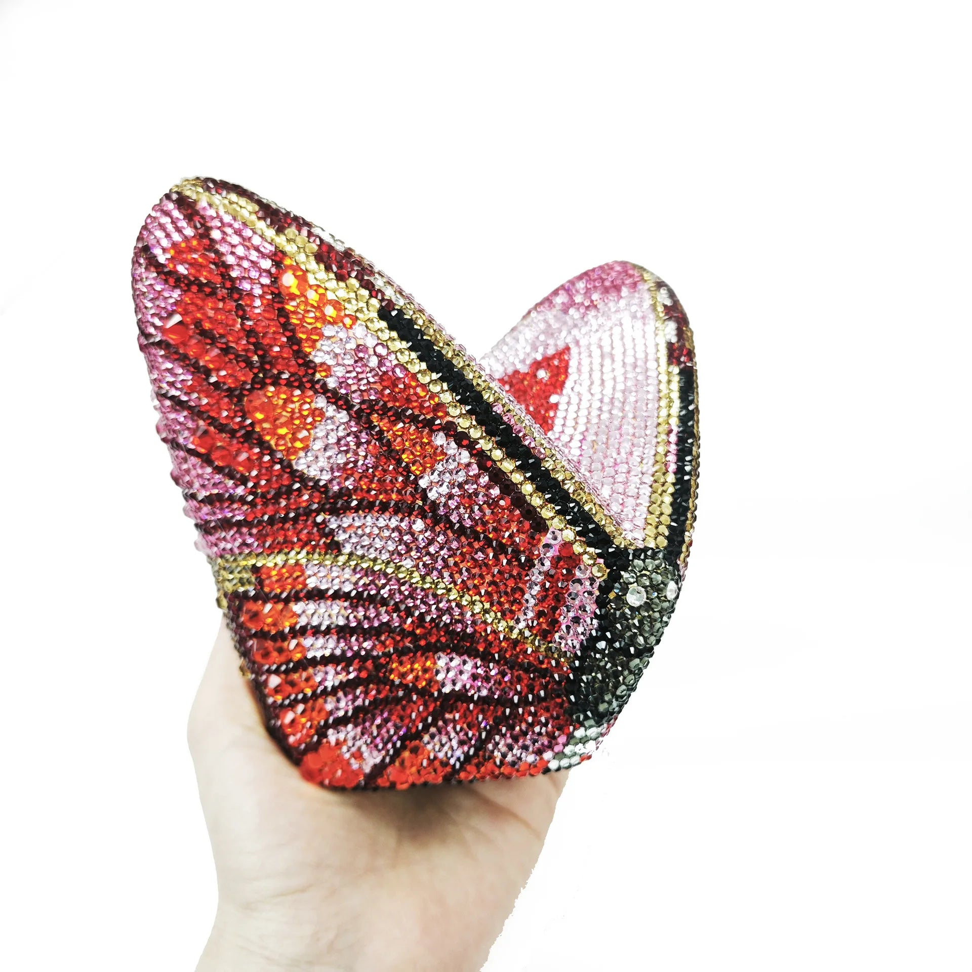 Butterfly Crystal Clutch Bag