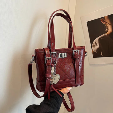 Diamond Crossbody Tote Bag
