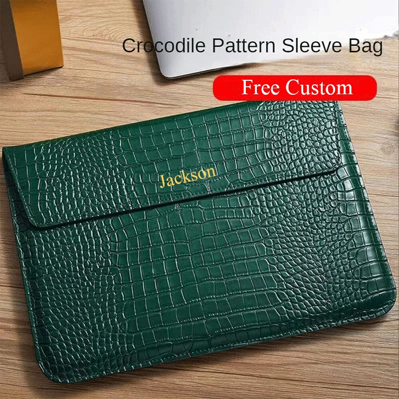 Custom Leather Laptop Sleeve