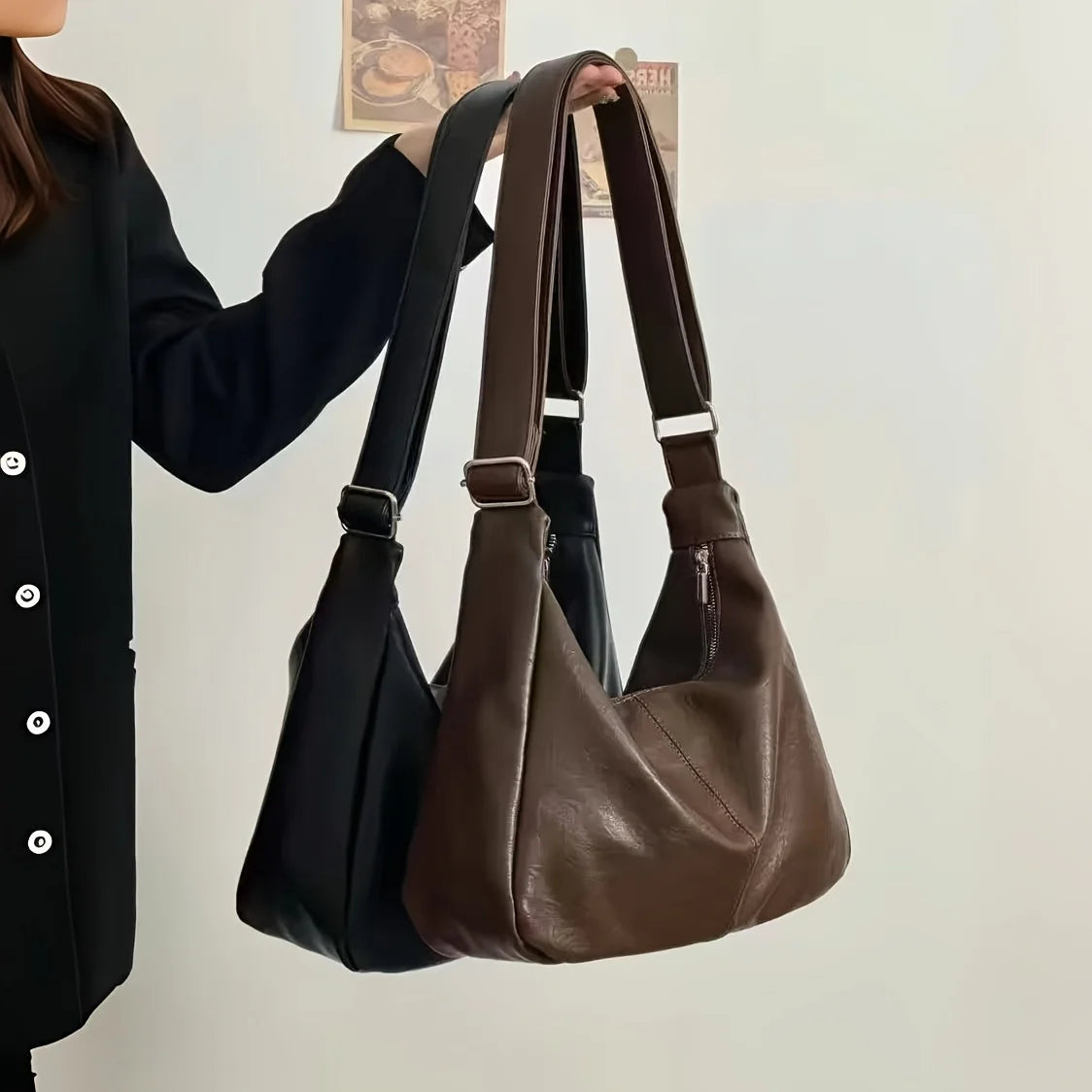 Retro Crossbody Tote Bag
