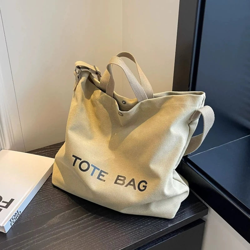 Retro Canvas Tote Bag