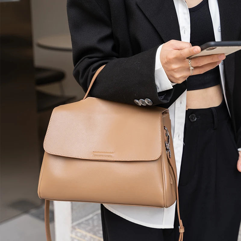 Genuine Leather Satchel Bag