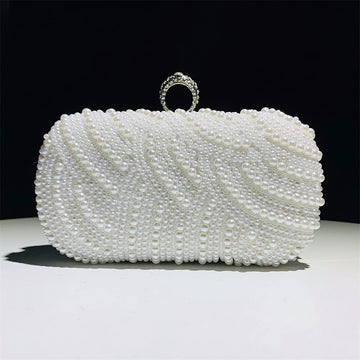 Handmade Pearl Clutch Bag