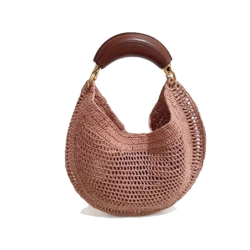 Handmade Woven Hobo Bag