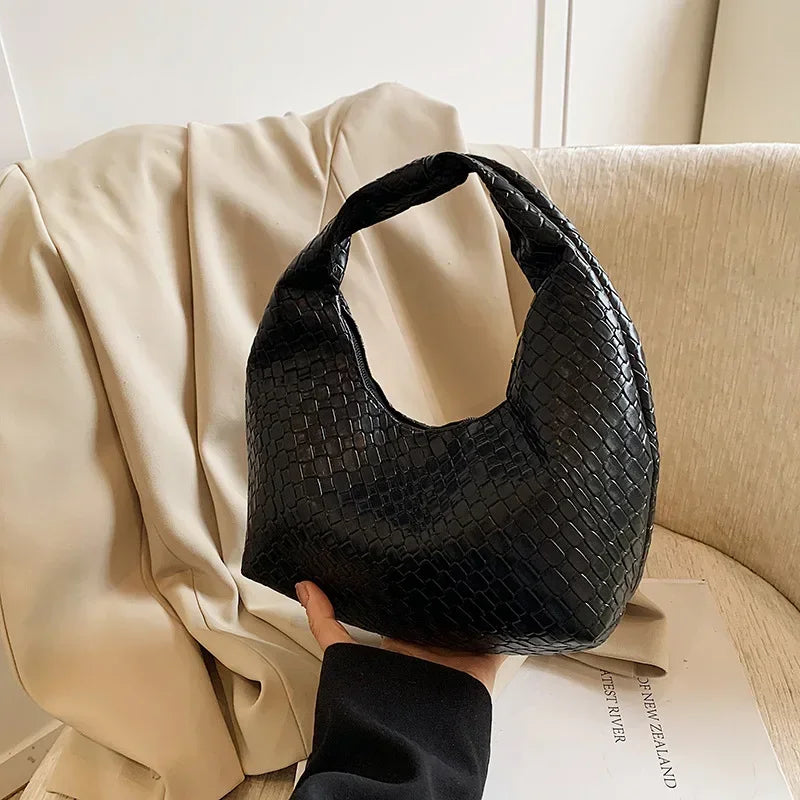Woven Embossed Tote Bag