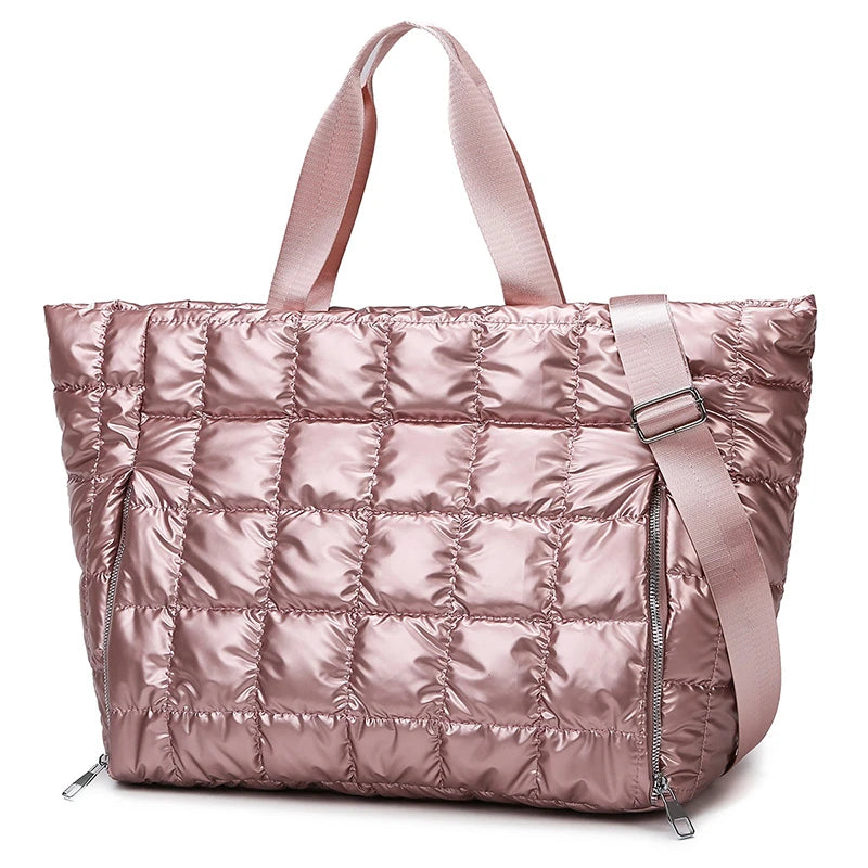 Quilted Travel Tote Bag