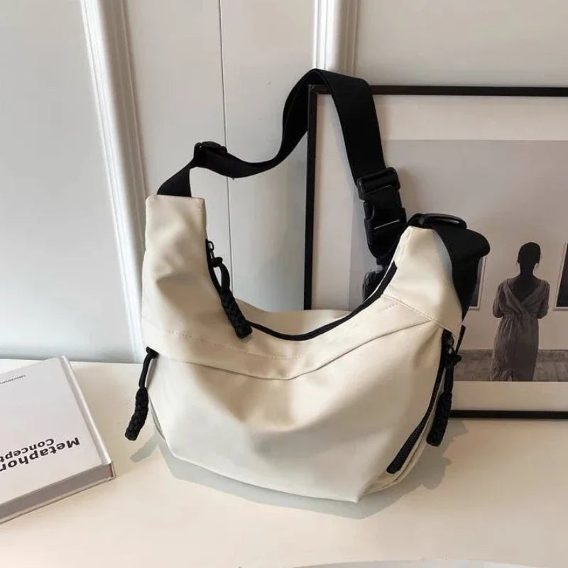 Nylon Hobo Tote Bag