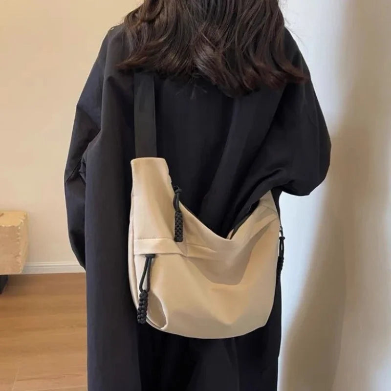 Nylon Hobo Tote Bag