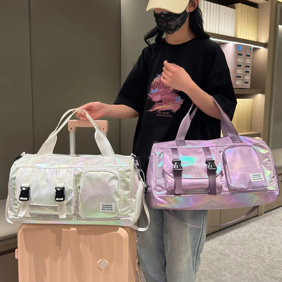 Nylon Weekender Gym Tote