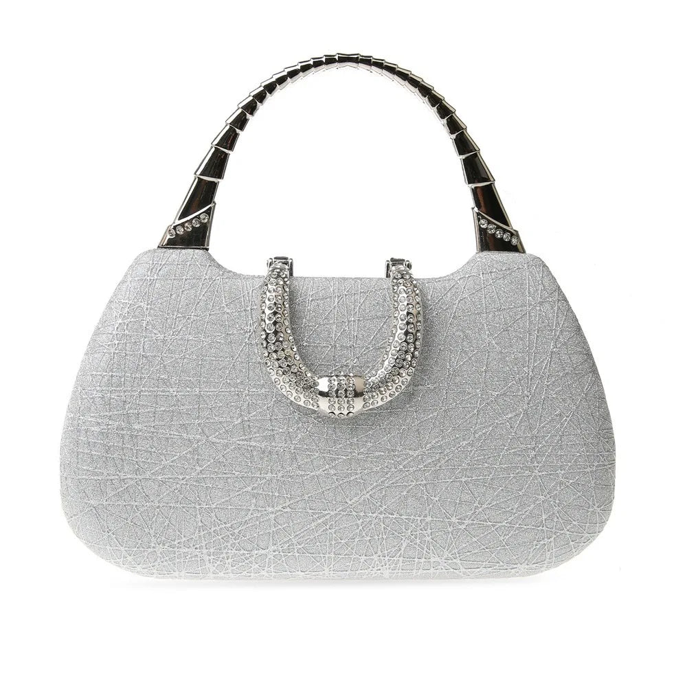 Pearl Rhinestone Shoulder Bag