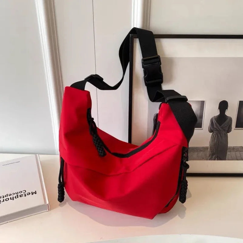 Nylon Hobo Tote Bag