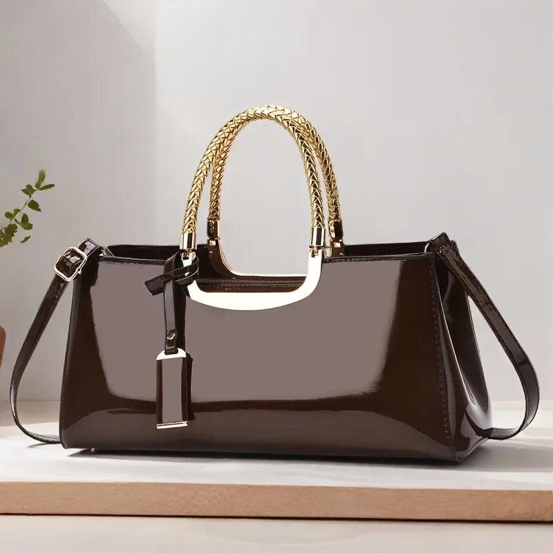 Glossy PU Evening Bag