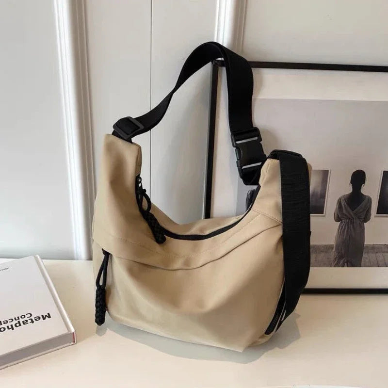 Nylon Hobo Tote Bag