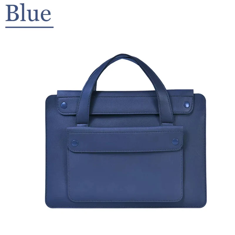 Leather Laptop Briefcase Bag