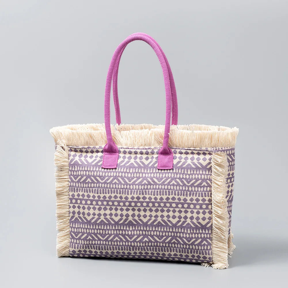 Bohemian Canvas Tote Bag