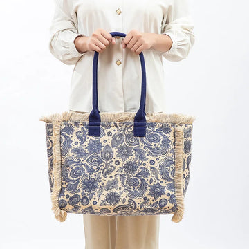 Bohemian Canvas Tote Bag