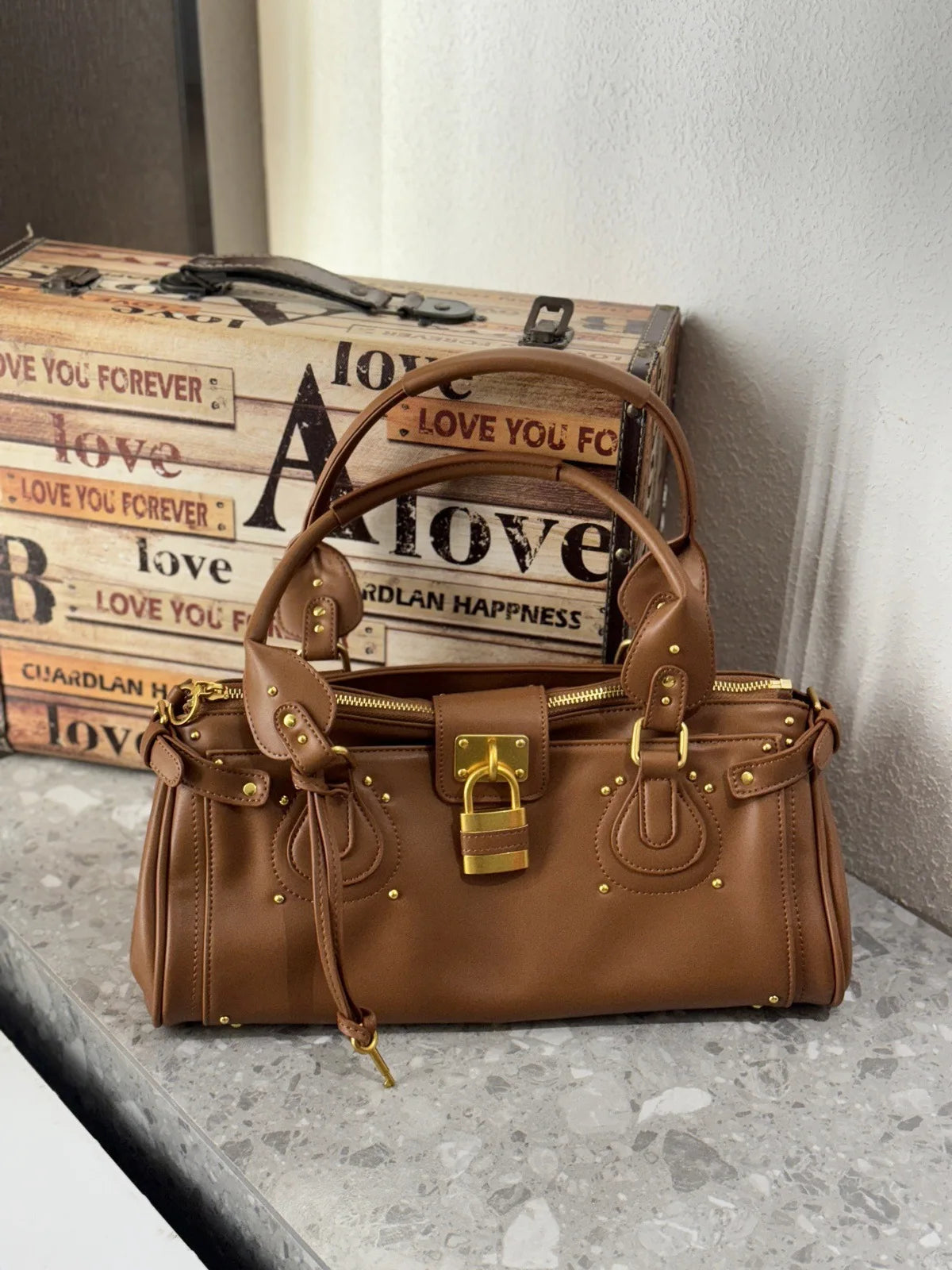 Punk Rivet Shoulder Bag