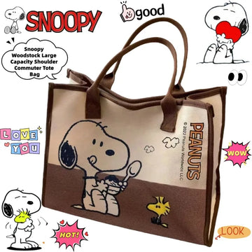 Snoopy Canvas Tote Bag