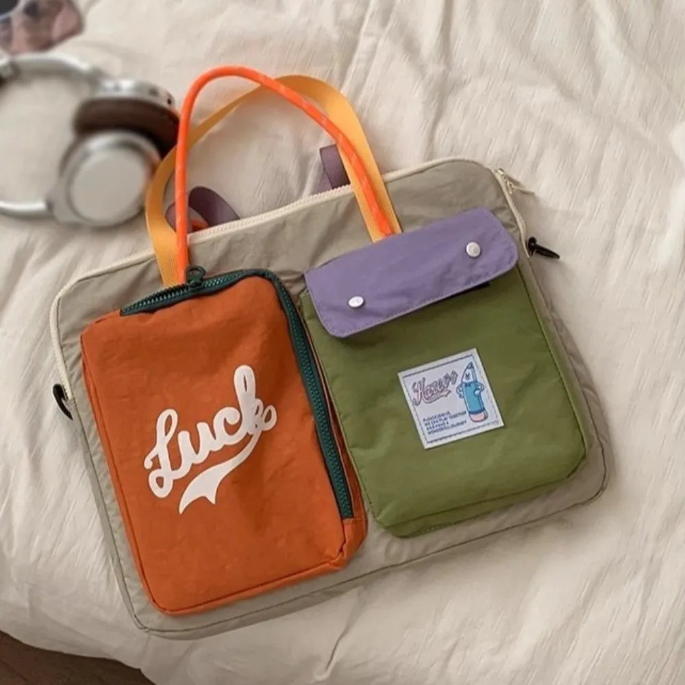 Canvas Laptop Tote Bag