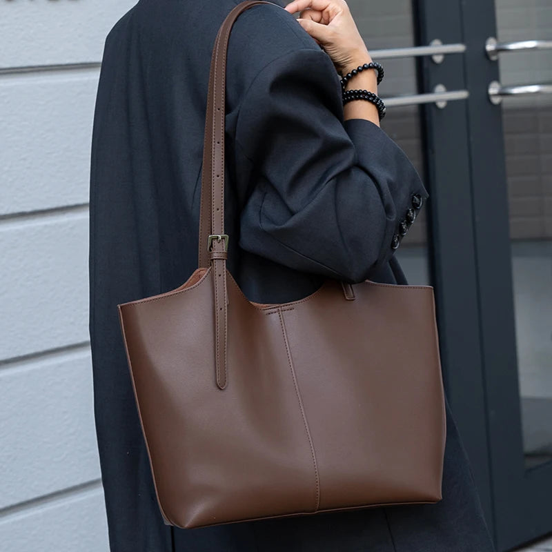 Genuine Leather Tote Bag