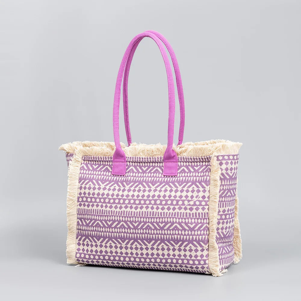 Bohemian Canvas Tote Bag