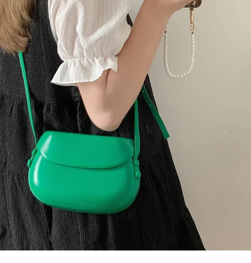 Candy Color Saddle Bag