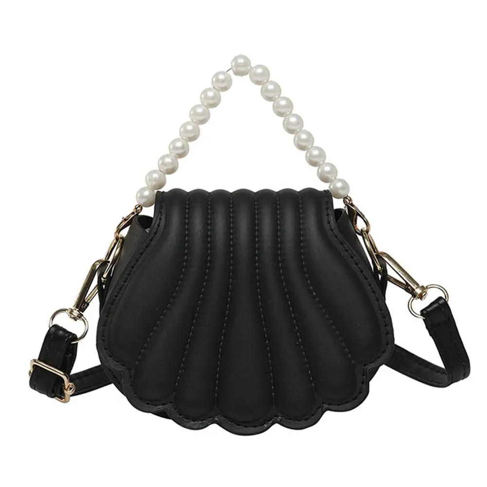 Pearl Chain Seashell Bag