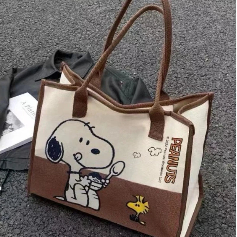 Snoopy Canvas Tote Bag